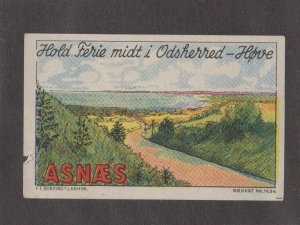 Denmark - City of Asnæs Osterherred Tourism Advertising Stamp - NG