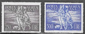 Vatican (1948) - Scott # C16 - C17,  MNH