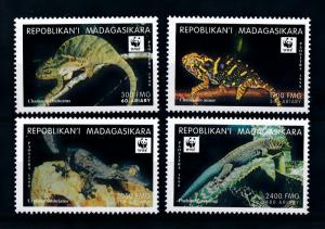 [75718] Madagascar 1999 Reptiles Chameleon WWF  MNH