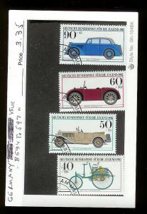 GERMANY Sc#B594-597 Complete Used Set