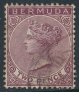 Bermuda SG 26a  SC# 21  Used brown purple shade   see details /scans