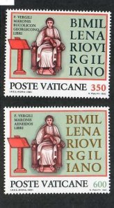 Vatican City; Scott 685-686; 1981;  Unused; NH; Complete Set