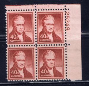 U.S. 1050 NH Plate Block
