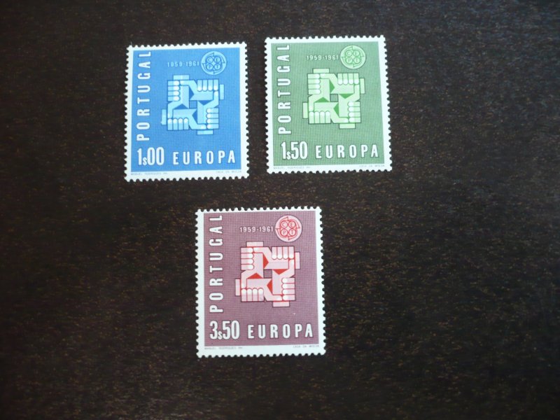 Stamps - Portugal - Scott# 875-877 - Mint Hinged Set of 3 Stamps