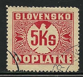 Slovakia # J10, Used