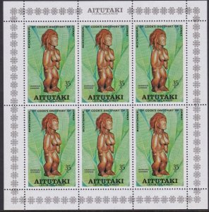 160-62 Aitutaki 1978 Captain Cook Sheets MNH