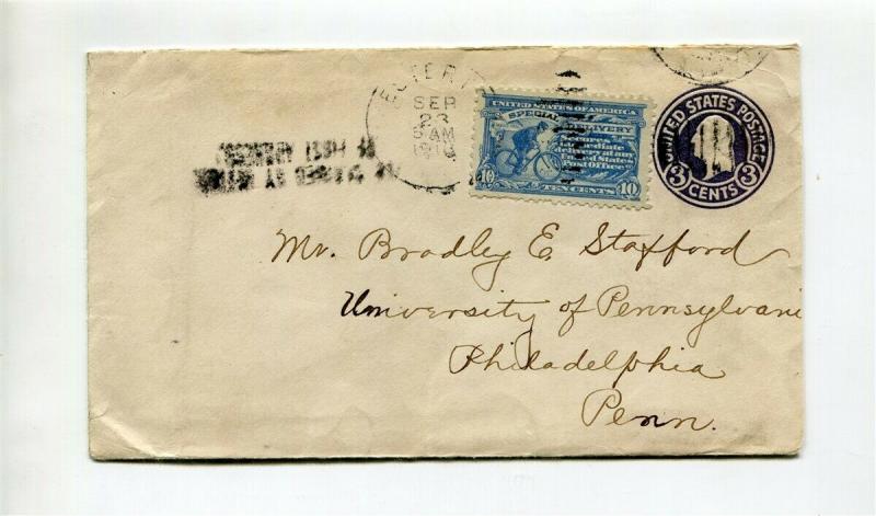 1914 Special delivery used on cover - Philadelphia