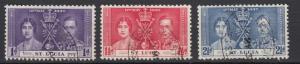 St. Lucia - 1937 Coronation Issue