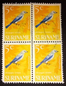 Suriname 443, 1966, block of 4