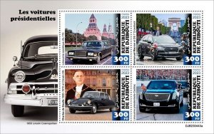 2024 02 - DJIBOUTI - PRESIDENTIAL CARS              4V  complet set    MNH **