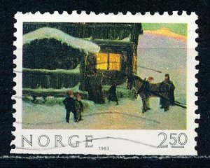 Norway #832 Single Used