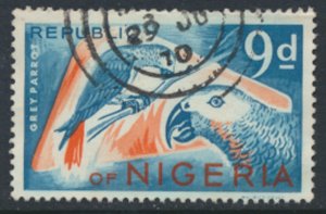 Nigeria  SG 179  Sc# 191 Used  Grey Parrot Birds  see details & scan