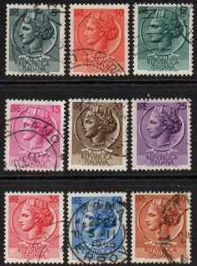 Italy Sc #626-633 Used