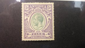 Antigua 1913 Scott# 41 Mint Hinged/Remnant XF High Value