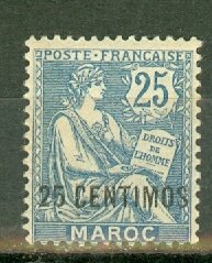 CU: French Morocco 18 mint CV $40