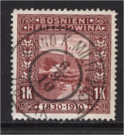 Bosnia 1910 Scott #59 used