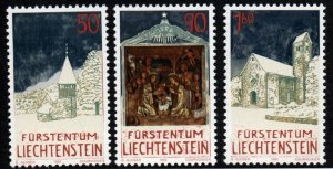 Liechtenstein # 991 - 993 MNH