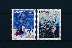 [47758] Faroe Islands 1997 Marine life fish myths  MNH