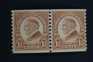 United States #598 Coil Pair MNH