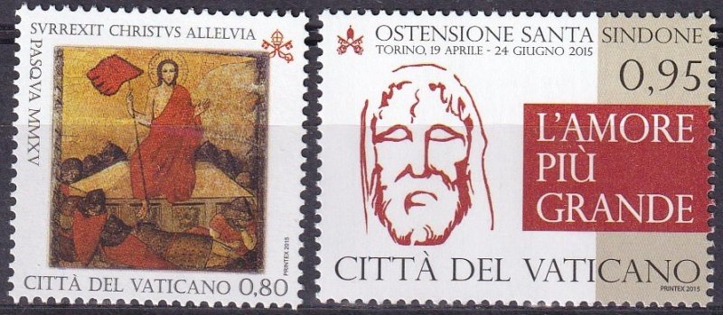 Vatican City #1582-3 MNH CV $3.85  (Z3132)