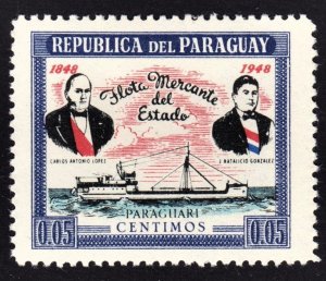 Paraguay Scott 454 F to VF mint OG HR.  FREE...