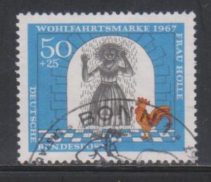 Germany,  50+25pf Frau Holle (SC# B429) Used