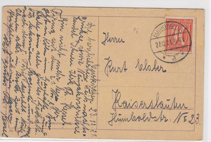 German Postal History Stamps Postcard Ref: R4944