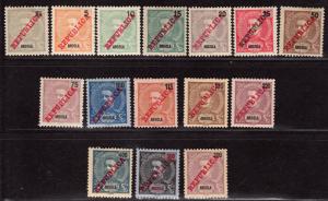 $Angola Sc#88-102 M/H/VF, complete set, CV. $49.40