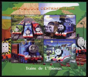 C A R - 2011 - Thomas the Tank Engine - Perf 4v Sheet  - Mint Never Hinged