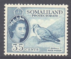 Somaliland Scott 133 - SG142, 1953 Elizabeth II 35c MH*