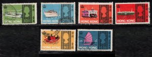 HONG KONG Scott # 239-44 Used - Seacraft