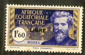 FRENCH EQUATORIAL AFRICA 113 MH SCV $4.00 BIN $1.75 PERSON