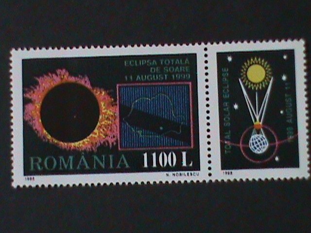 ​ROMANIA-1998 SC#4262- EVENTS OF THE 20TH CENT.-STAMP-MNH VF TOTAL ECLIPSE SUN