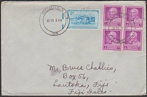 USA 1956  cover with nice franking to LAUTOKA, FIJI.........................L971