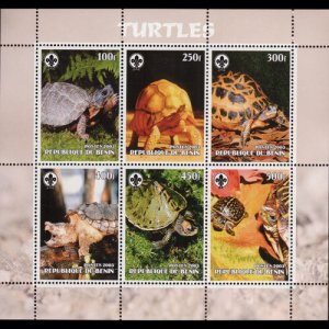 BENIN 2003 - Sheet-Turtles NH