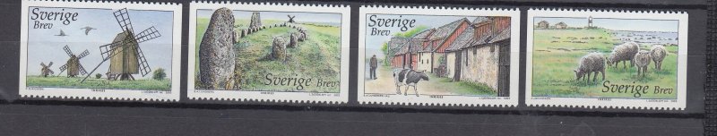 J40227, JL Stamps 2003 sweden set mnh #2462a-d views