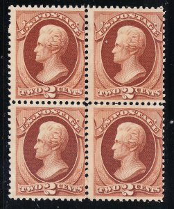 MOstamps - Rare US #135A Mint OG PH Block of 4 with PSAG Cert - Lot # MO-2769  