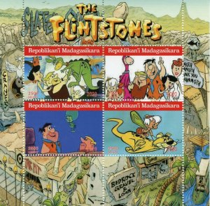 MADAGASCAR - 2020 - The Flintstones #2 - Perf 4v Sheet - Mint Never Hinged