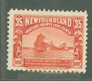 Newfoundland #73 Unused Single