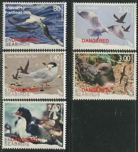 New Zealand 2014, Seabirds 5v, MNH