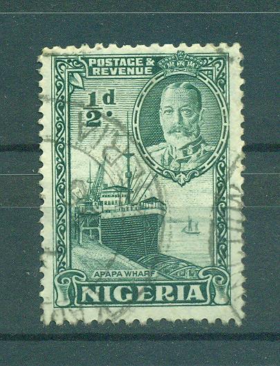 Nigeria sc# 38 used cat value $1.40