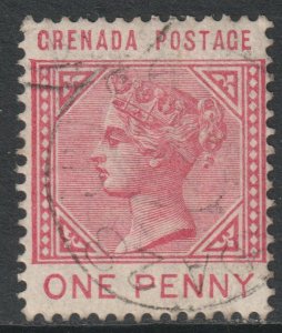 Grenada Scott 21 - SG31, 1883 Victoria 1d used