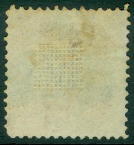 EDW1949SELL : USA 1869 Sc #118 Used. Fresh with neat cancel. PSAG Cert. Cat $800