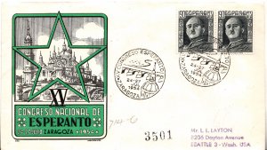 Spain - 1954 ESPERATO CONGRESS -   ZARAGOZA