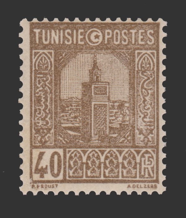 TUNISIA 1931 SCOTT # 131. UNUSED.