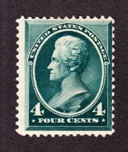 US 211 4c Jackson Mint Fine OG H SCV $275