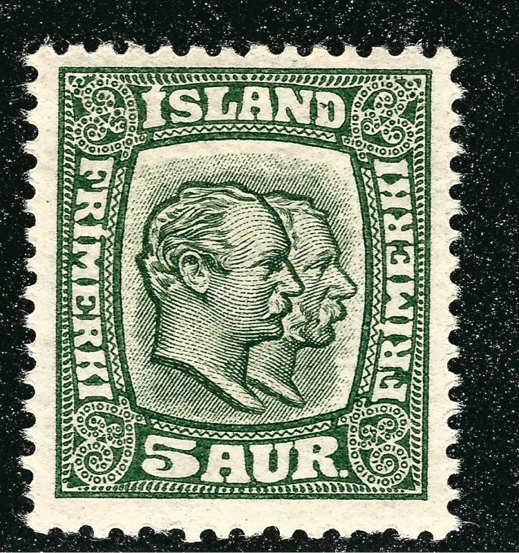 Iceland Vibrant Sc#102 Mint OG F-VF Dist Gum SCV $110...powerful bargain!!