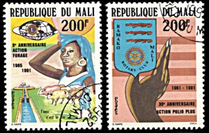 Mali 571-572, CTO, Projects of Lions International and Rotary Club