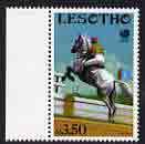 Lesotho 1988 Olympic Games 3m50 Show Jumping the unissued...
