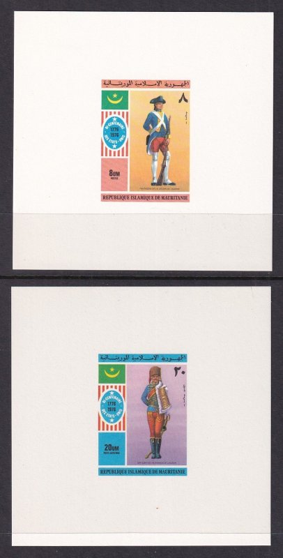 Mauritania 341-342,C160-C162 Uniforms Deluxe Proofs NH VF